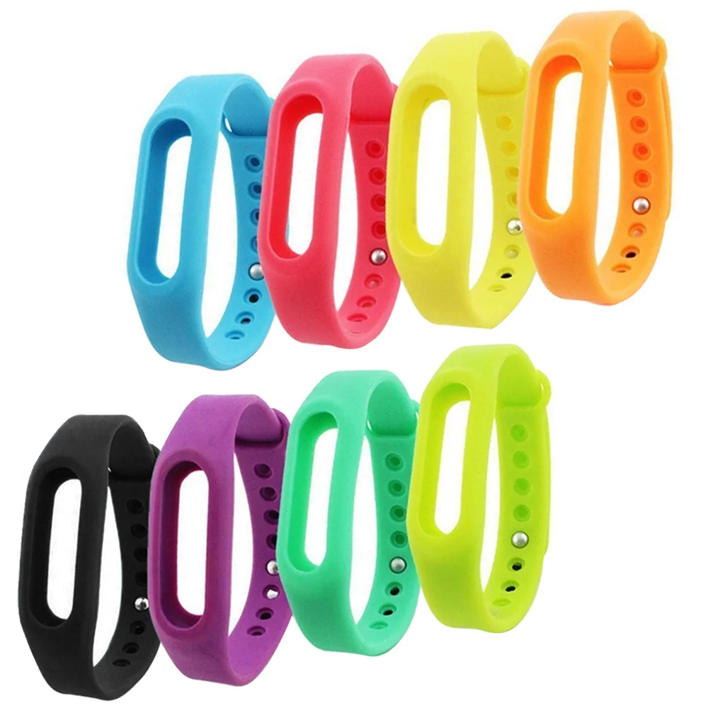 Сменный ремешок Gosear из ТПУ для умных часов 8 шт. браслета Xiaomi Xiao Mi Band Xiomi 1 S