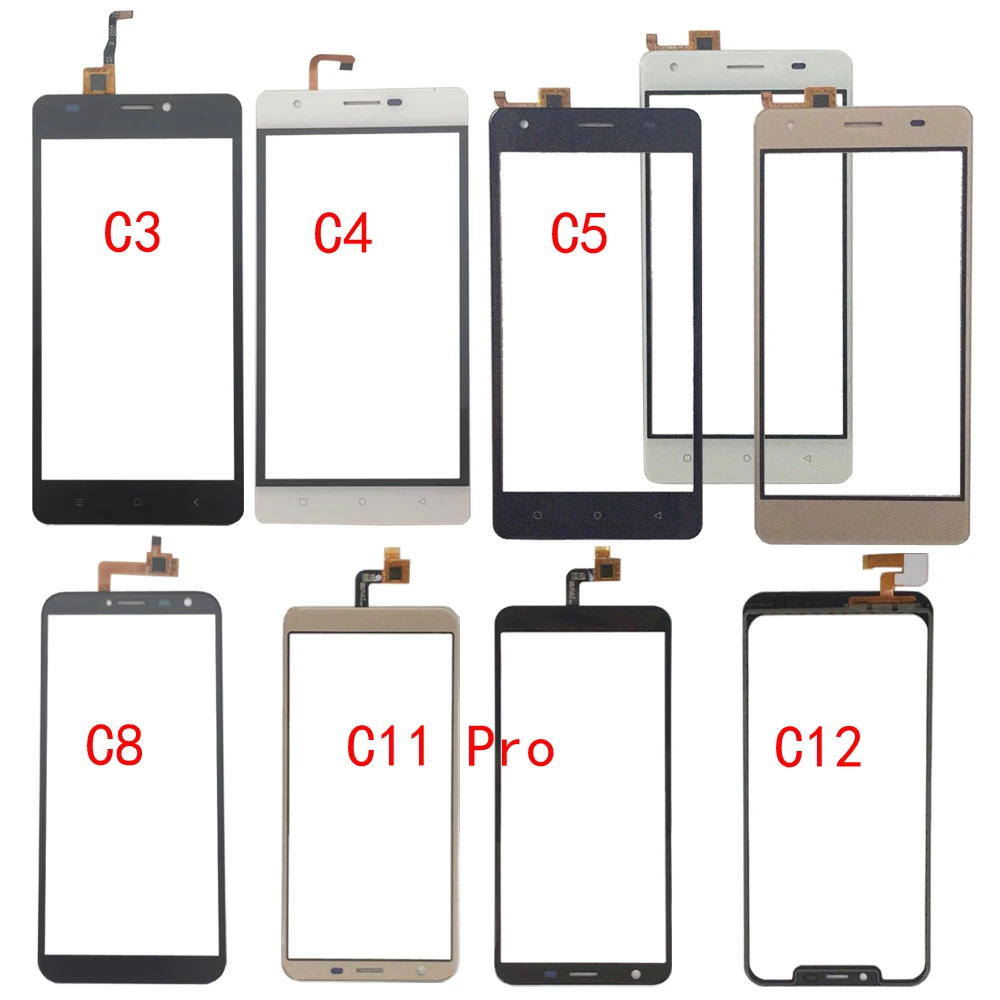 Сенсорный экран для Oukitel C3 C4 C5 C8 C11 Pro C12 сенсорный дигитайзер панель стеклянный