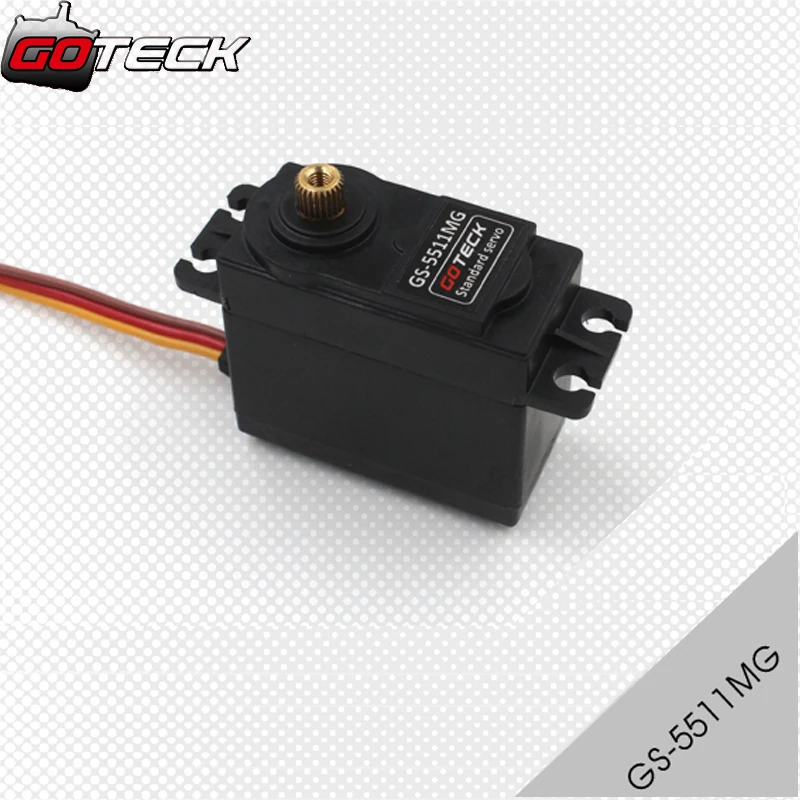

Goteck GS-5511MG металлический редуктор с высоким крутящим моментом, стандартный аналоговый сервопривод/55g/11kg-см/0.20sec