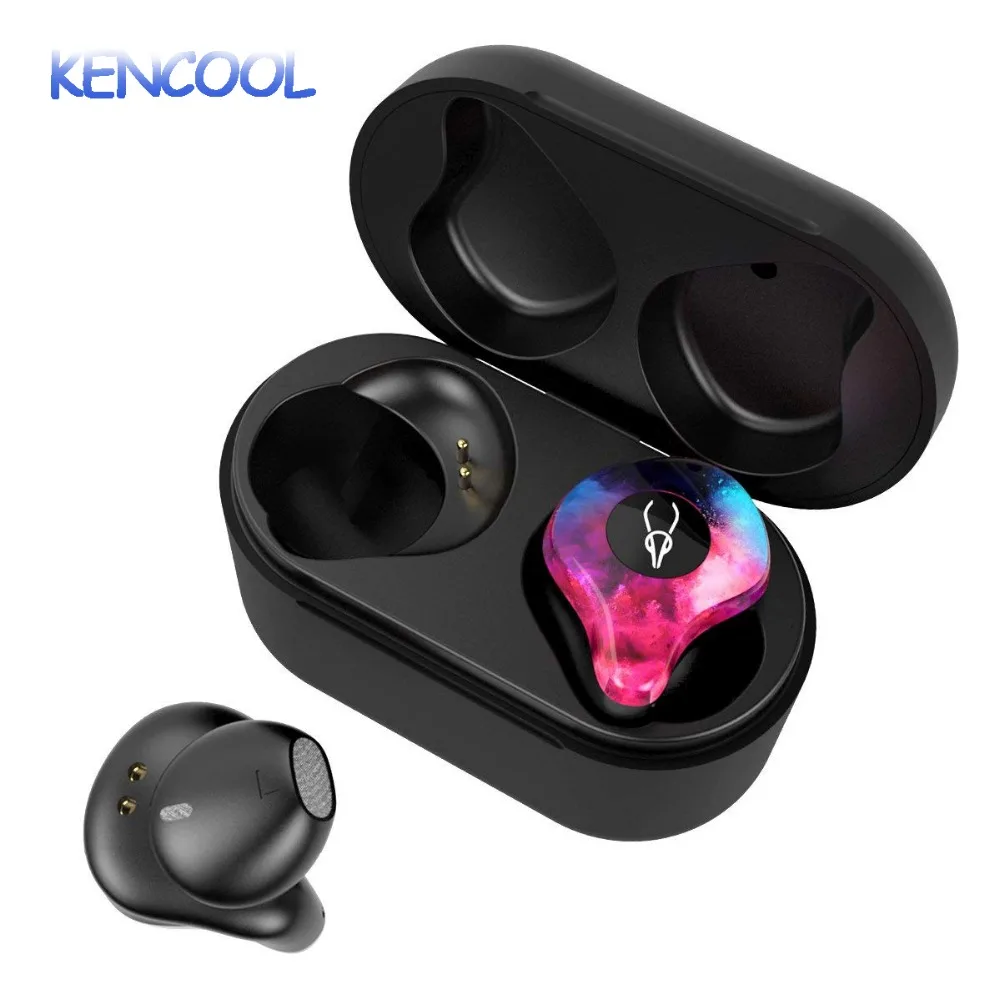 Беспроводные наушники вкладыши KENCOOL TWS Bluetooth 5 0 со встроенным микрофоном и 3D