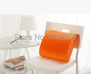 2015 Hot Slow rebound memory foam Lumbar Pillow/pad Fashion solid chair cushion Automobile waist pillow | Дом и сад