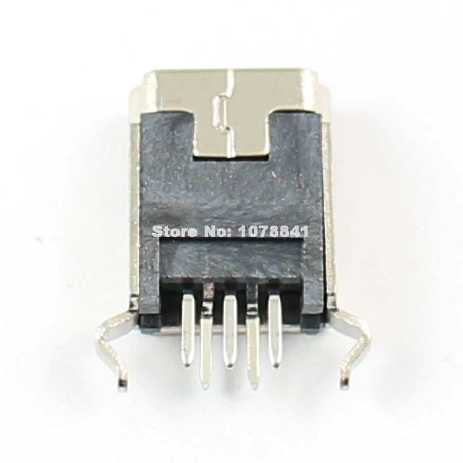 100 шт. мини USB 5 Pin гнездовой разъем 180 градусов|connector female|connector socketconnector usb |