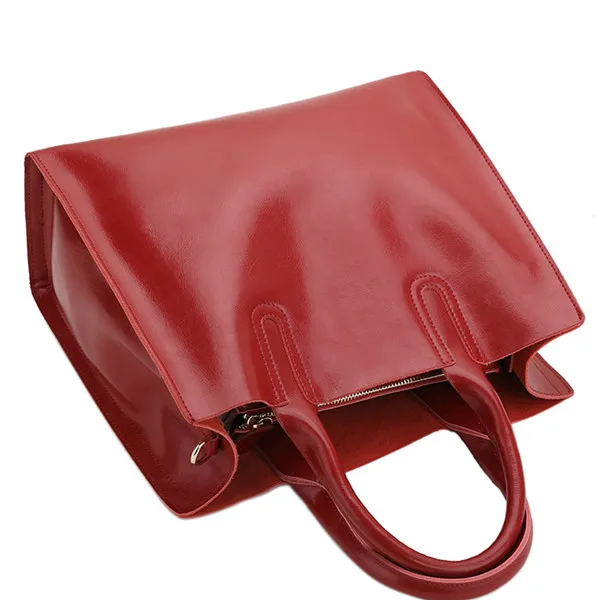 2016 модная повседневная женская сумка из натуральной кожи сумка-тоут на плечо