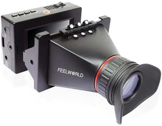 Электронный видоискатель Feelworld S350 3," HD 800x480 ЖК-дисплей 3g SDI HDMI вход EVF 2X увеличение для DSLR видеокамеры