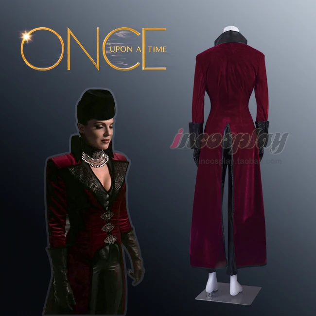 Маскарадный костюм Once Upon a Time злой королевы реджины на хэллоуин изготовленный