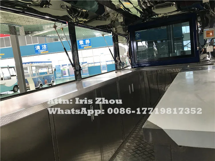 Новый дизайн 5 м электрическая уличная Мобильная тележка для фаст фуда Грузовик