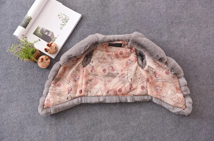 

2019 Autumn Winter New Arrival Children Splicing Fur Waistcoat Boys Girls Child Thicken Fur Vest Baby Imitation Fur Coat