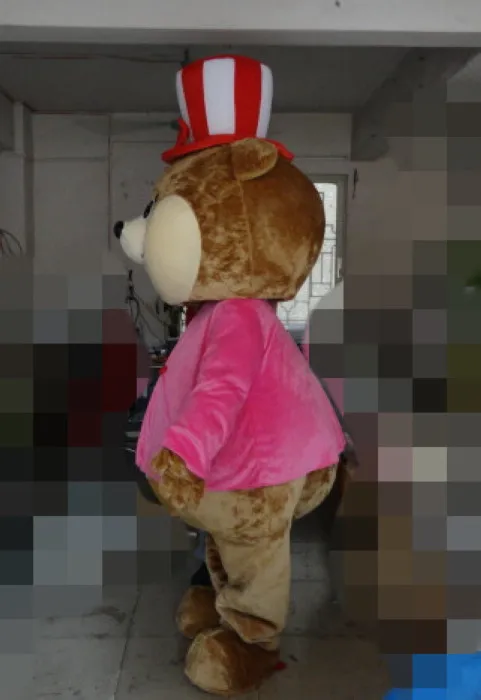 

cosplay Costume High quality Huge Teddy Mascot Costumes Brown Bear Costumes with Free Shipping