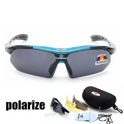 Cycling Glasses 3 Поляризованные очки для велоспорта, очки с 3 линзами, Uv400, очки для горного велосипеда, Mtb, для бега, рыбалки, солнцезащитные очки, очки - Цвет: Cycling Glasses 3