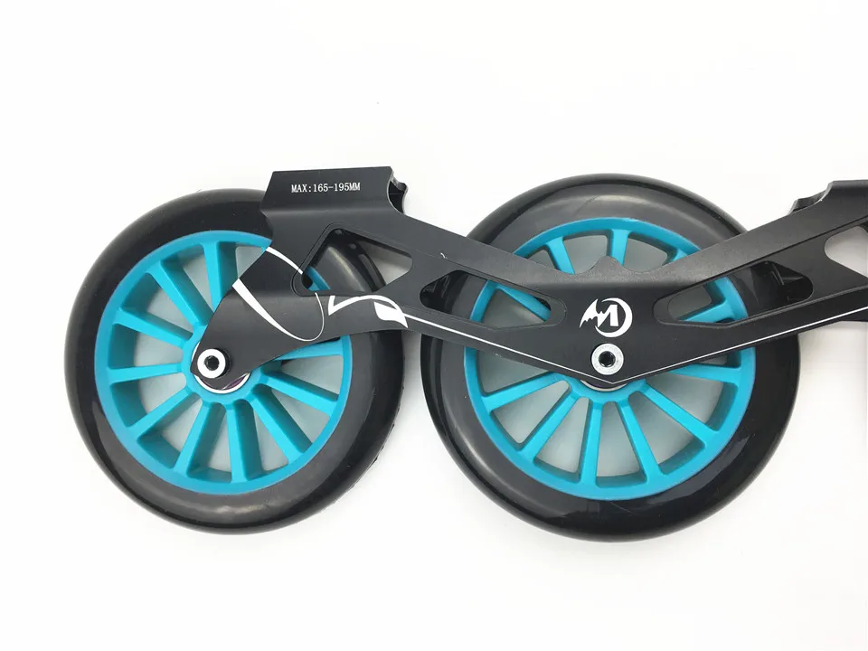 3X125 мм скейт рама 85A колесо ILQ-11 подшипник комбинация встроенный скорость катания база марафон гонки подходит для 165-195 мм сапоги DJ65