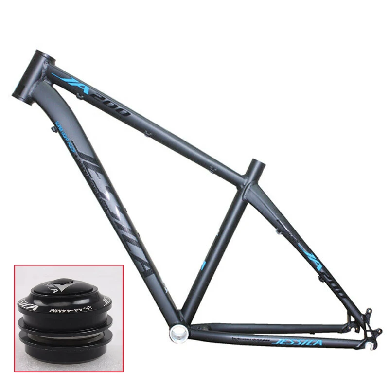 JESSICA 26er 16/17 дюймов MTB рама для горного велосипеда, рама для велосипеда Superlight Straiht Tube 44 мм, рама BSA 68 мм