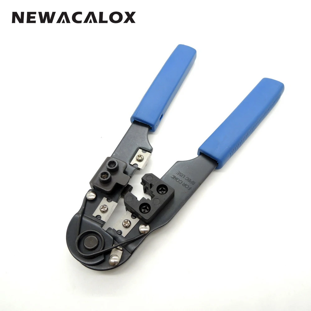 NEWACALOX Многофункциональный модульный разъем 8pin зачистки провода резак пробка