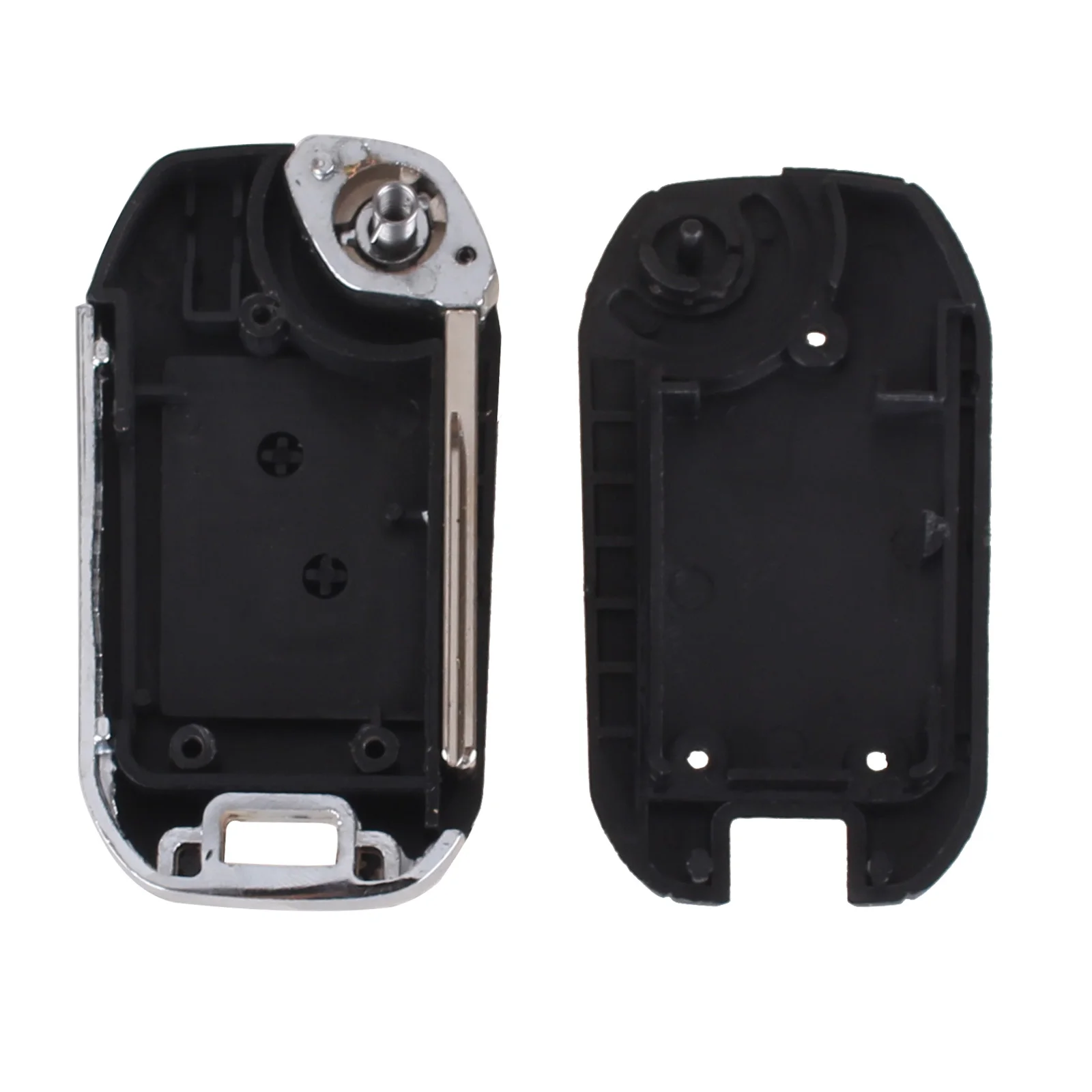 Dandkey Складной автомобильный флип брелок для Citroen C2 C3 Xsara 307 107 607 407 с двумя