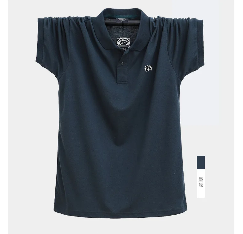 Поло Для мужчин футболки плюс Размеры 5XL 6XL 7XL 8XL футболка Homme летние шорты рукавом За Размеры d Для Мужчин's футболки мужской футболки Camiseta