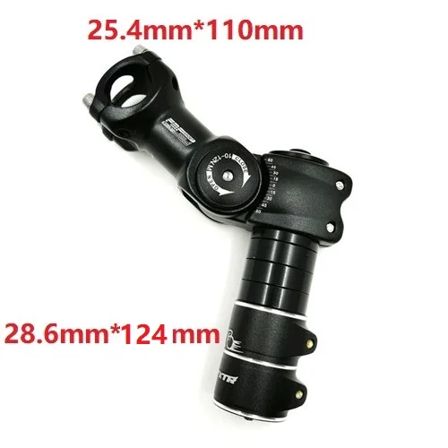 25.4-110mm 124mm Велосипед Высота Регулируемый шток 25,4 мм 31,8 мм Руль 28,6 мм передняя вилка повышение Регулируемый шток MTB горный велосипед часть - Цвет: 25.4-110mm 124mm