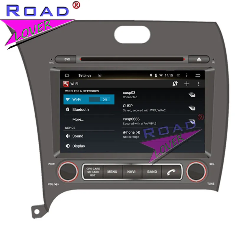 Roadlover Android 9 0 Автомобильный мультимедийный dvd-плеер радио для KIA Cerato K3 Forte 2013-Стерео
