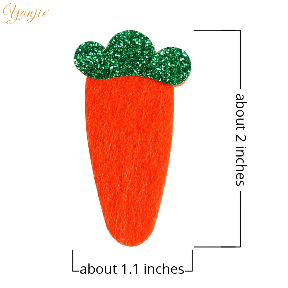 14 шт./лот 2 ''пасхальные подкладки в виде зайчиков с блестками 2021 Новинка