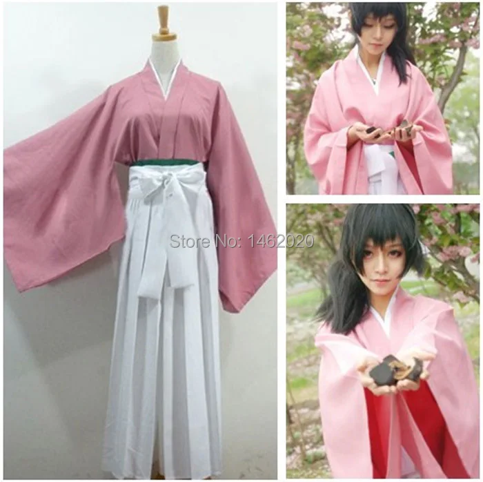 Hakuouki Hekketsu kimono Yukimura Jiziru cosplay costume japanese anime Cartoon women clothes Clog for Halloween |
