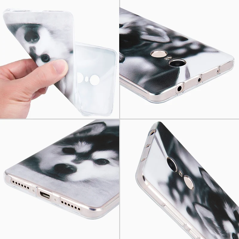 Чехол Soft TPU Silicone для LG K5 X220 X220DS с текстурным покрытием.