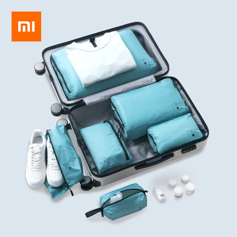 Сумка для хранения Xiaomi органайзер путешествий с молнией водонепроницаемая