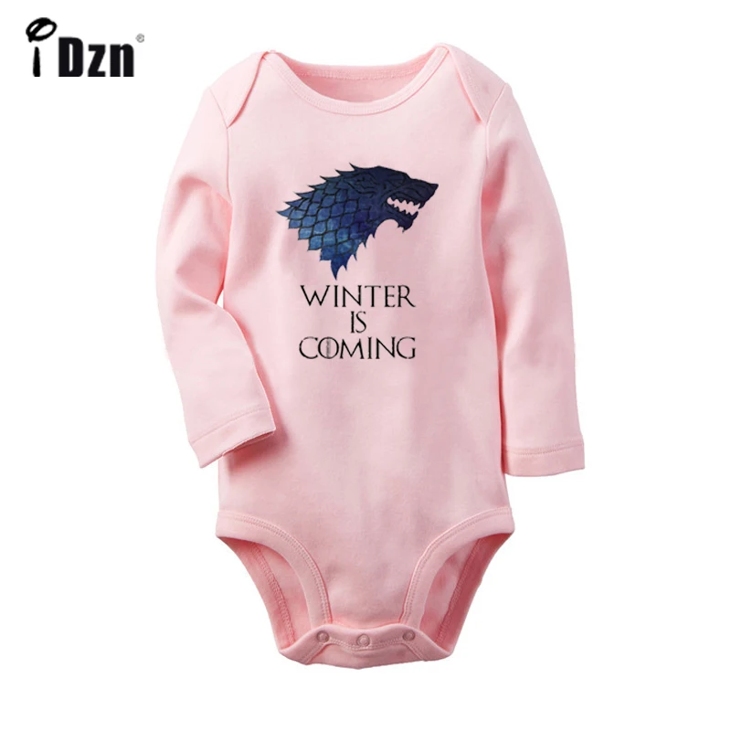 ieBaby914PC Популярные Игра престолов идет дизайн новорожденных для маленьких мальчиков обувь девочек униформа-комбинезон печати младенческой Боди Одежда х - Цвет: ieBaby914PC