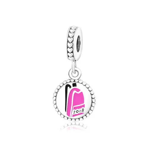 Зима, сделай сам, подходят к оригинальным браслетам Pandora, 925 пробы, Серебряное сердце, очаровательные бусины с прозрачными фианитами, изготовление ювелирных изделий berloque - Цвет: PD0733