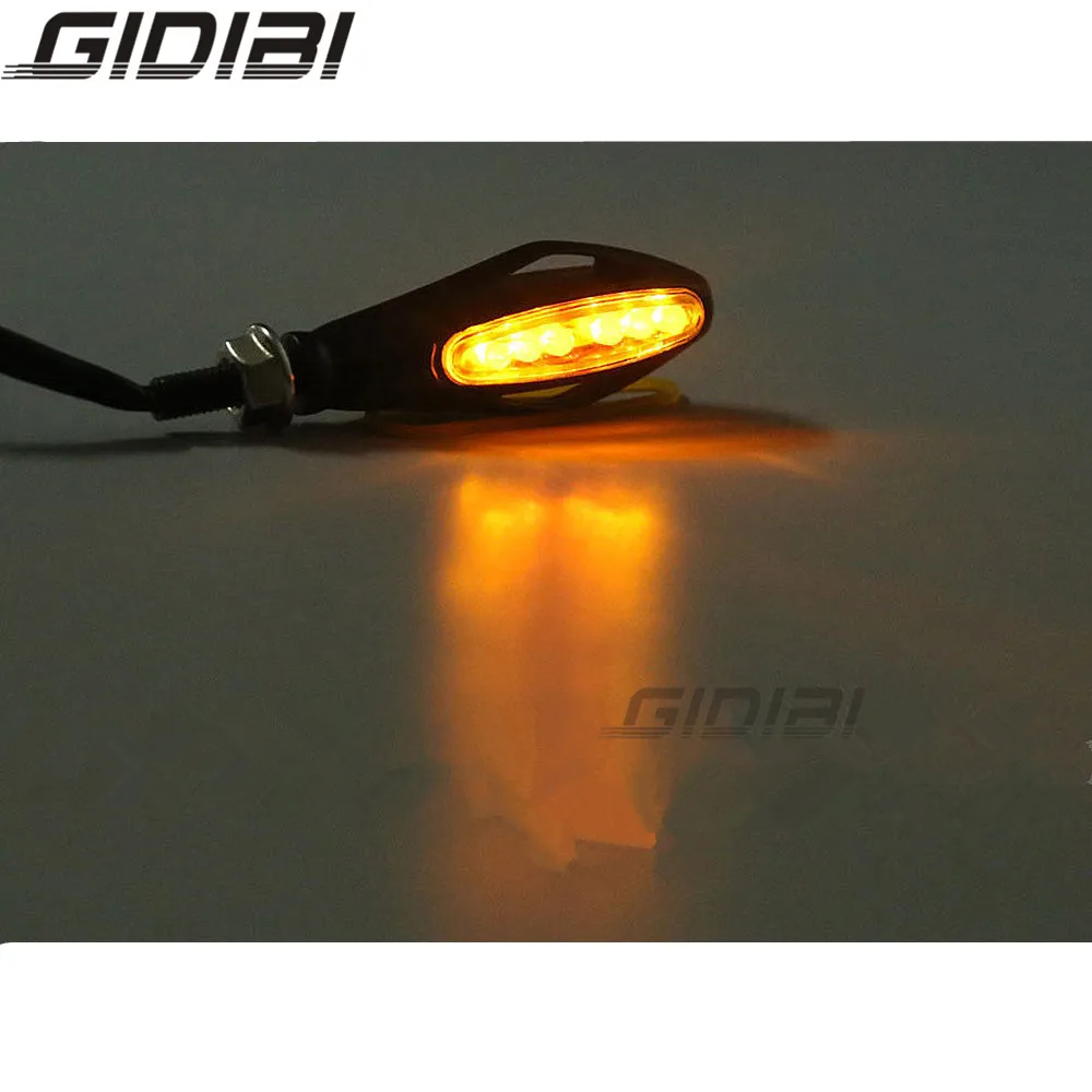 

6 Amber LED Bulbs Motorcycle Turn Signal Lights Blinker Indicators For Honda Kawasaki Suzuki Triumph Yamaha