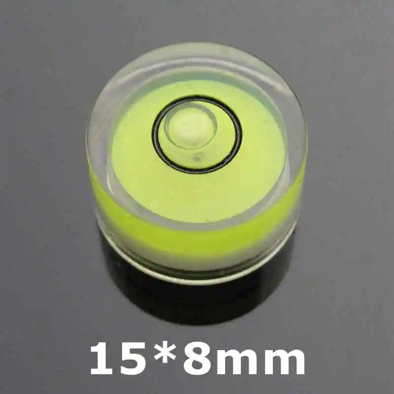 Уровень круглый(измерительный инструмент) размер 15*6мм - Цвет: Dia15mmHeight8mm