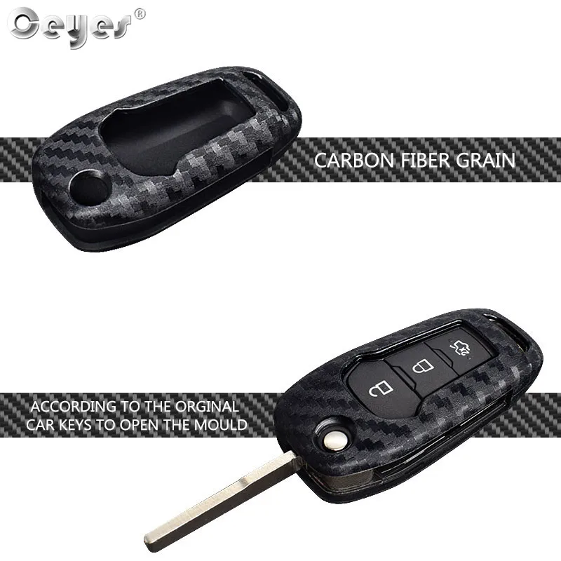 Складные Чехлы Ceyes из углеродного волокна чехол для стайлинга Ford Focus Everest Explorer Edge