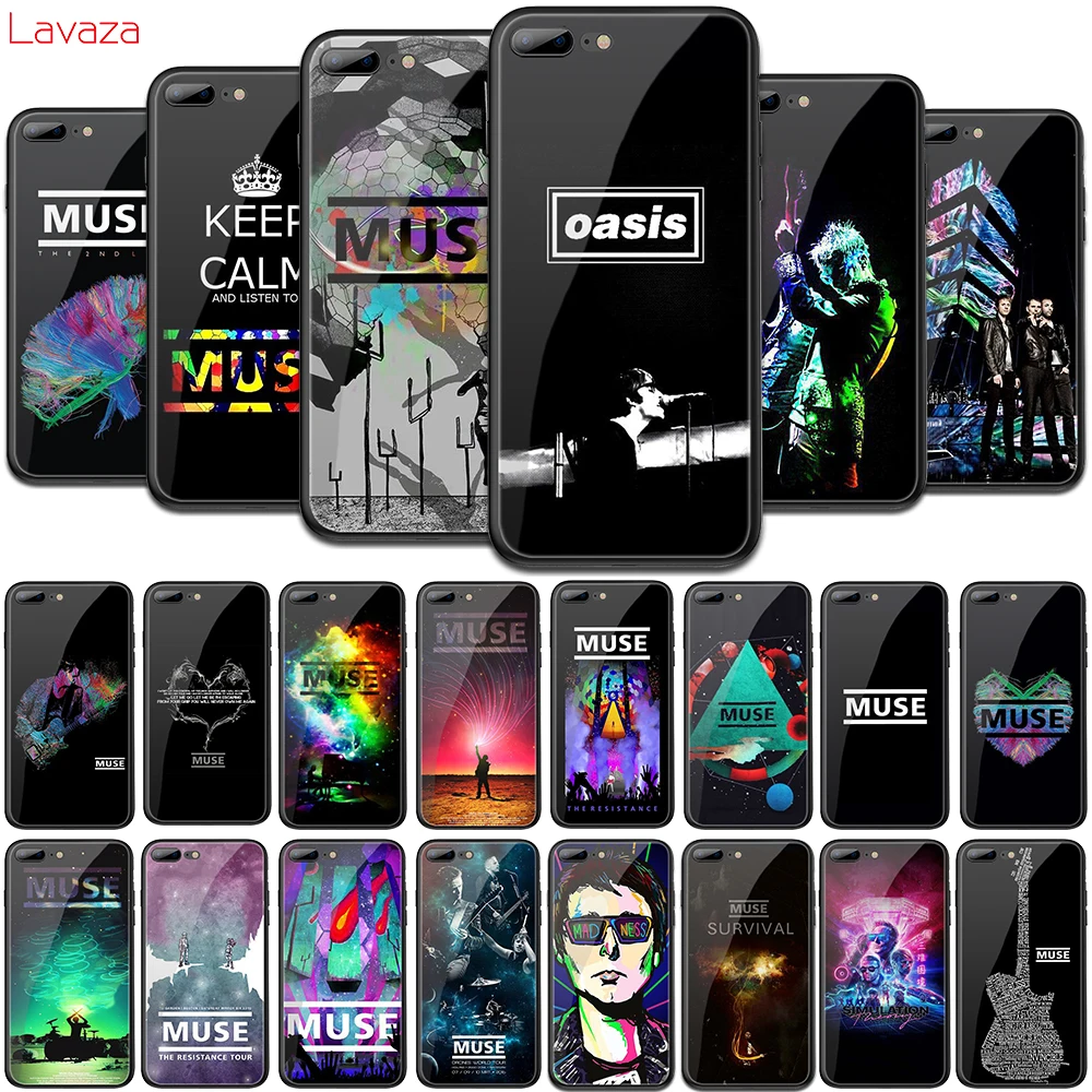 Чехол Lavaza MUSE из закаленного стекла ТПУ для iPhone 6 6S 7 8 Plus 5 5S SE XR X XS 11 Pro MAX