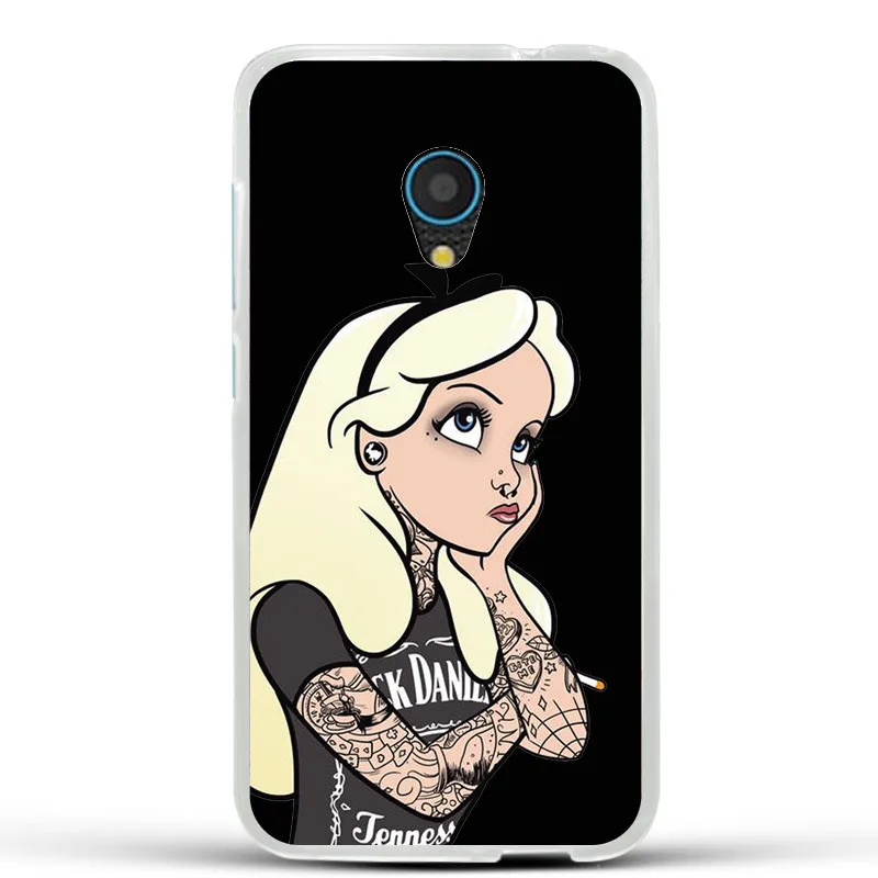 Пять цветов чехол для Alcatel U5 силиконовый модный дизайн мультяшный рисунок мягкий