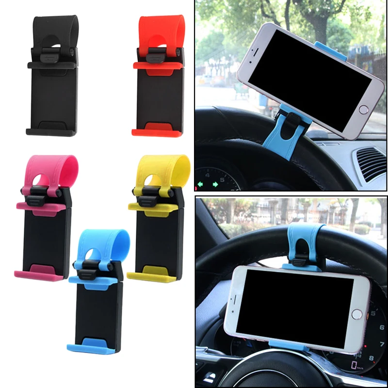 Клип для смартфона на руле автомобиля Samsung iPhone Redmi Huawei OnePlus для Chevrolet Cruze TRAX Aveo Lova Sail EPICA Captiva on.