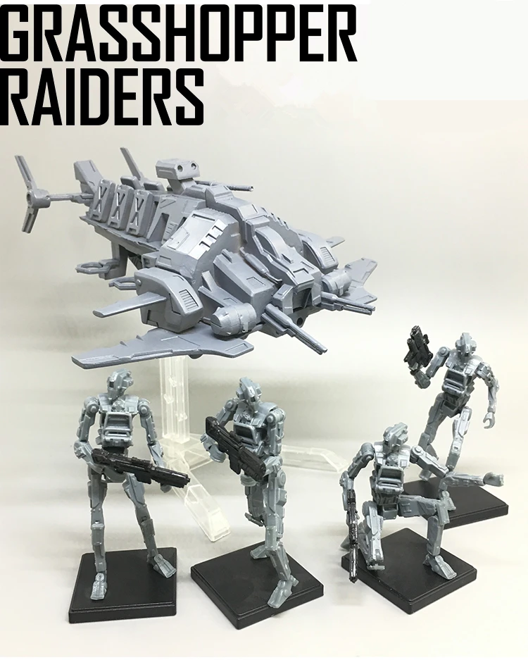 JOY TOY 1:27 самолет и солдат модель комплект военный Кузнечик рейдеры наборы Неокрашенный распродано