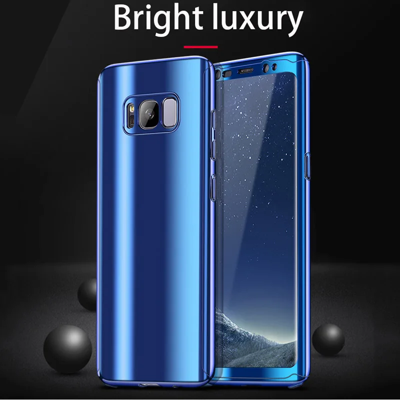 Защитная крышка 360 градусов чехол для смартфона samsung galaxy s7 s8 s9 A5 A7 plus note 8 edge G950F 2018
