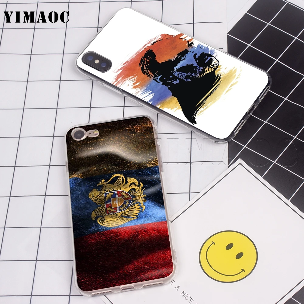 Силиконовый чехол YIMAOC с флагом армян для Huawei Honor Mate 20 6a 7a 8x 7c 7x9 10 Nova 3i 3 Lite Pro|Бамперы|