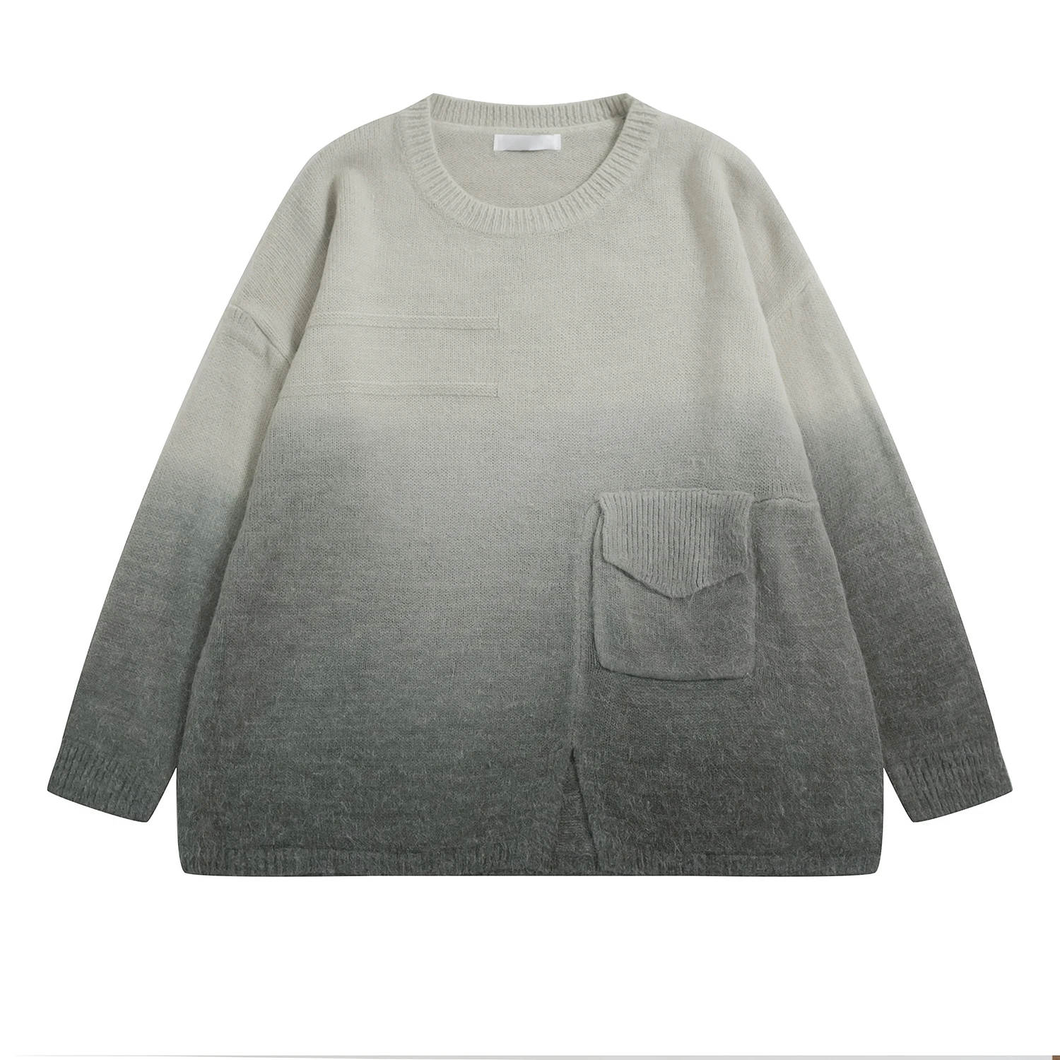 Harajuku New Design Autumn Winter Loose Ladies Jumper Sweater Long Sleeve Spell Color Women Pullover Knit Tops | Женская одежда