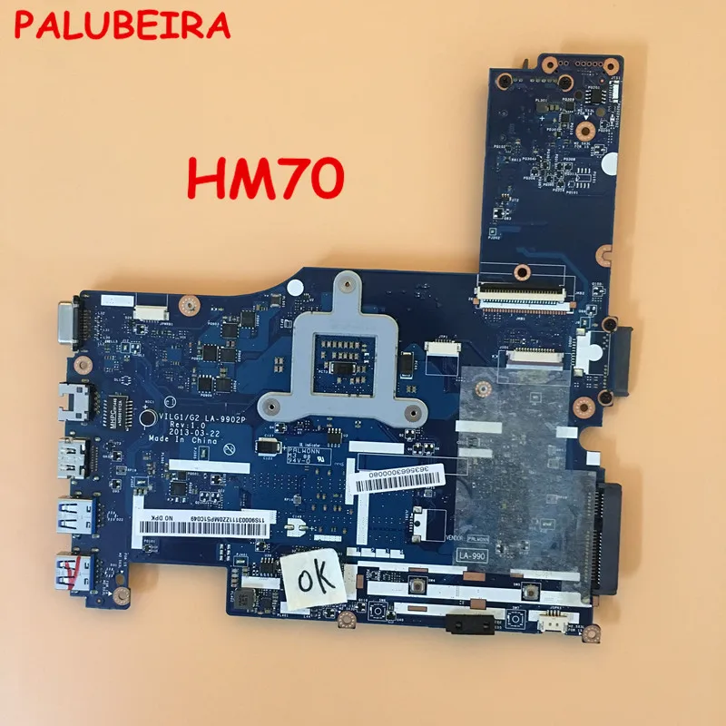 Материнская плата для ноутбука совместима с Lenovo G400S VILG1/G2 LA 9902P SJTNV HM70 DDR3 100%
