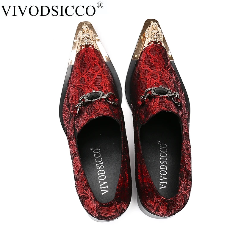 VIVODSICCO/Новые Мужские модельные туфли; модные стильные мужские свадебные туфли из натуральной кожи; Social Sapato; мужские оксфорды на плоской подошве; Sapatos
