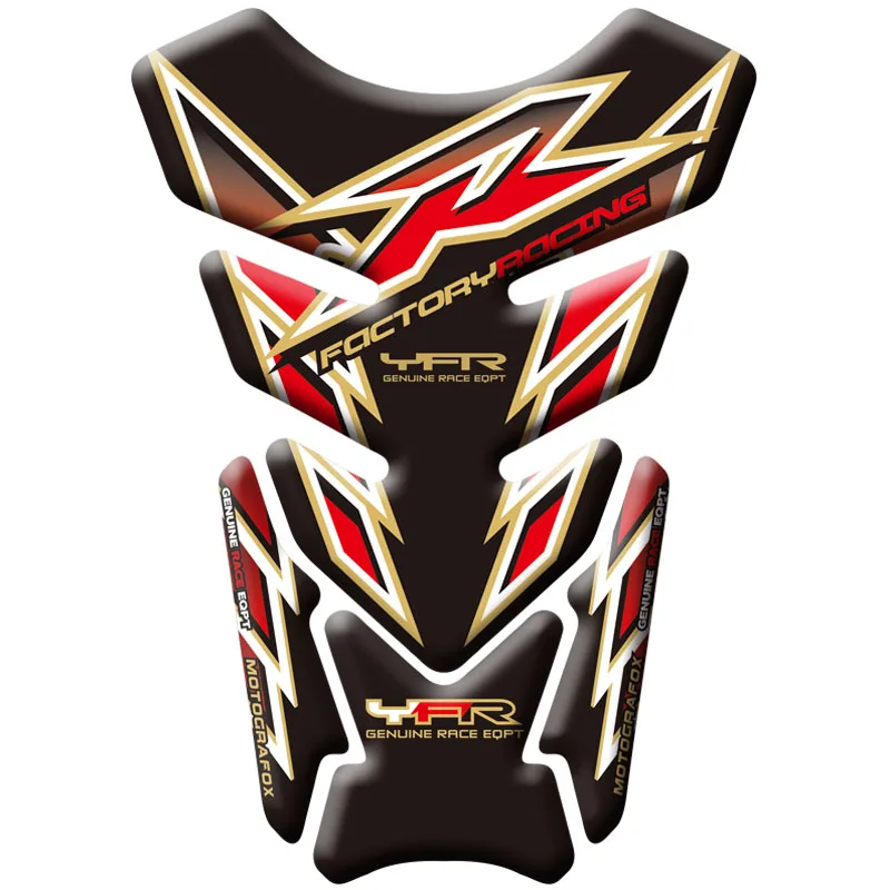 Для Yamaha YZF R1/R1S R1M R6/R6S R3 R15 R7 Универсальный мотоциклетный 3D коврик на бак защитный