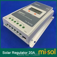 misol tracer mppt solar regulator 20a 1224v solar charge controller 20a new