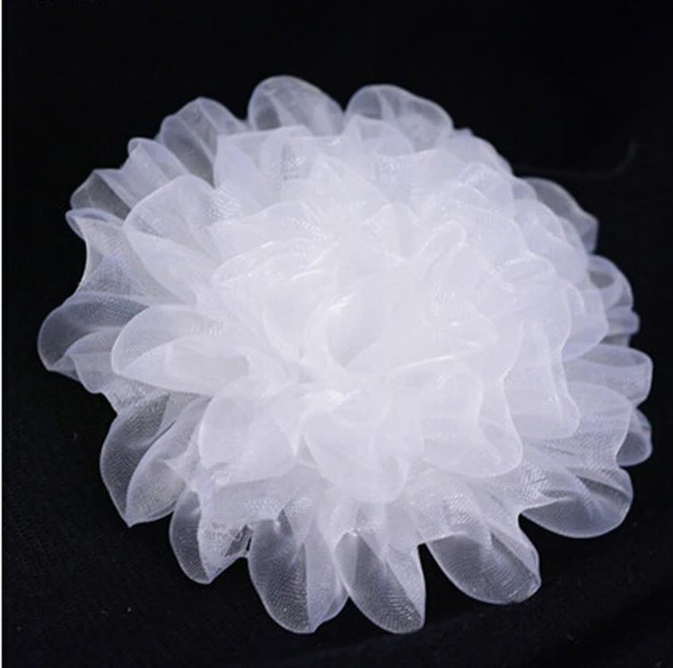 Прозрачная ткань из белоснежной органзы прозрачная для украшения свадебной