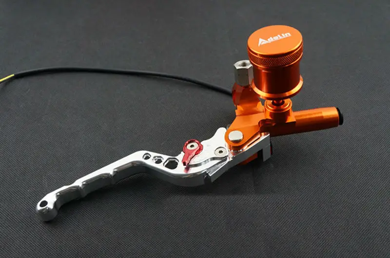 ЧПУ серебристые и оранжевые алюминиевые обновленные рычаги тормозной муфты для