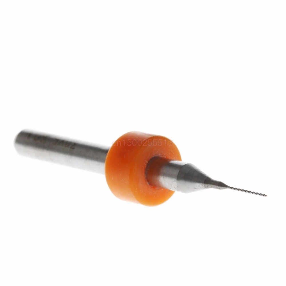 

10Pcs 0.3mm Tip 1/8" Shank Spiral Flute Tungsten Carbide Micro PCB Drill Bit