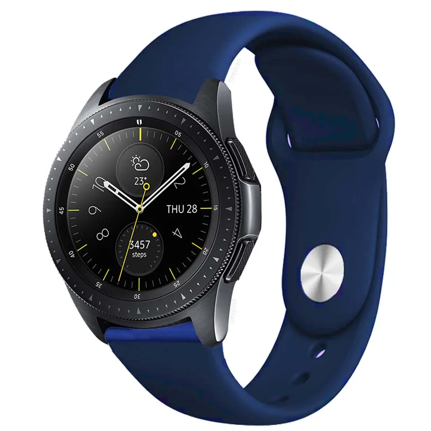 Ремешок для часов amazfit bip ремешки для часов 22 мм 20 мм Galaxy Watch 46 мм 42 мм samsung gear sport s2 s3 Frontier классический ремешок для часов
