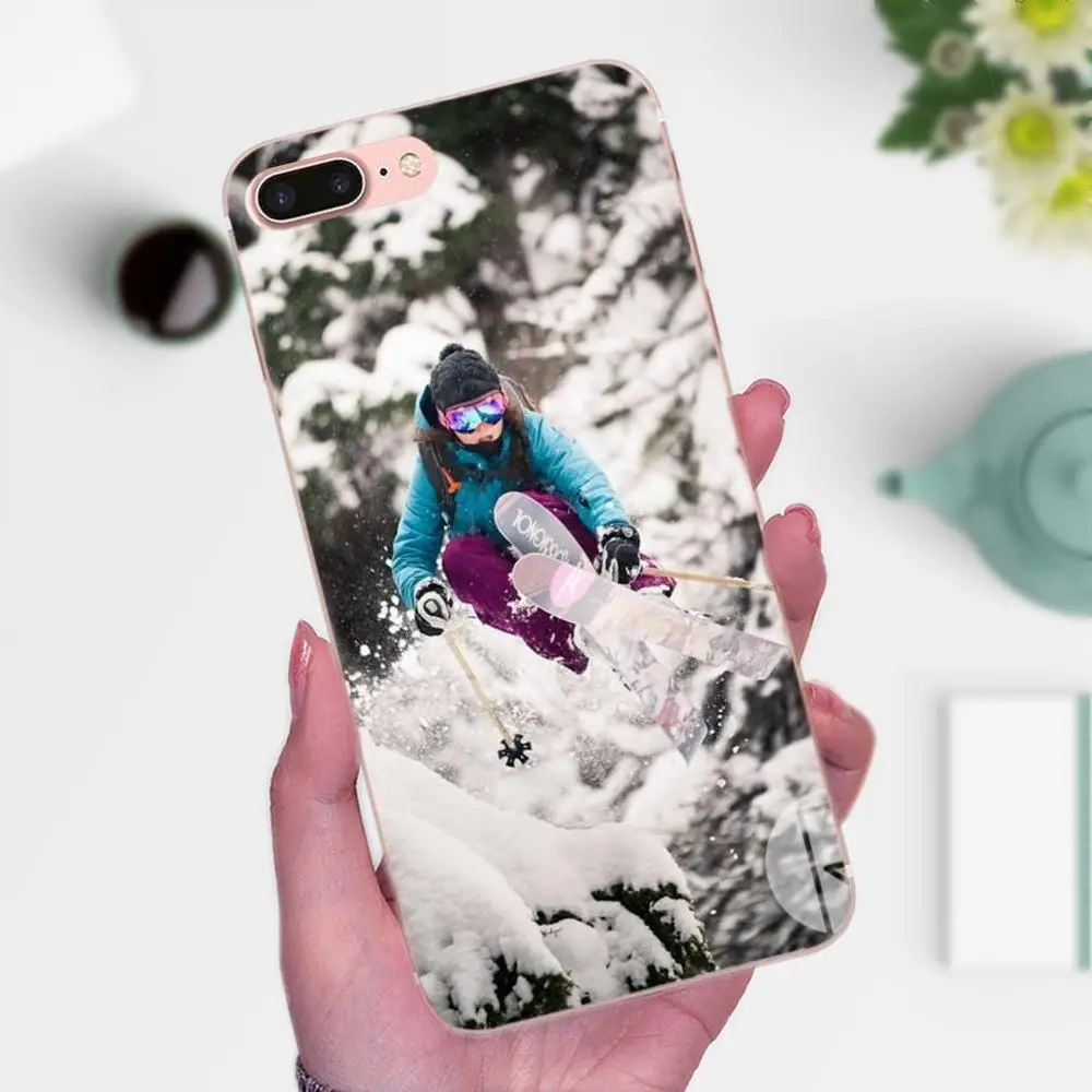 ТПУ индивидуальный дизайн снег или Die лыжный сноуборд для Galaxy Grand Alpha G850 Core2 Prime S2