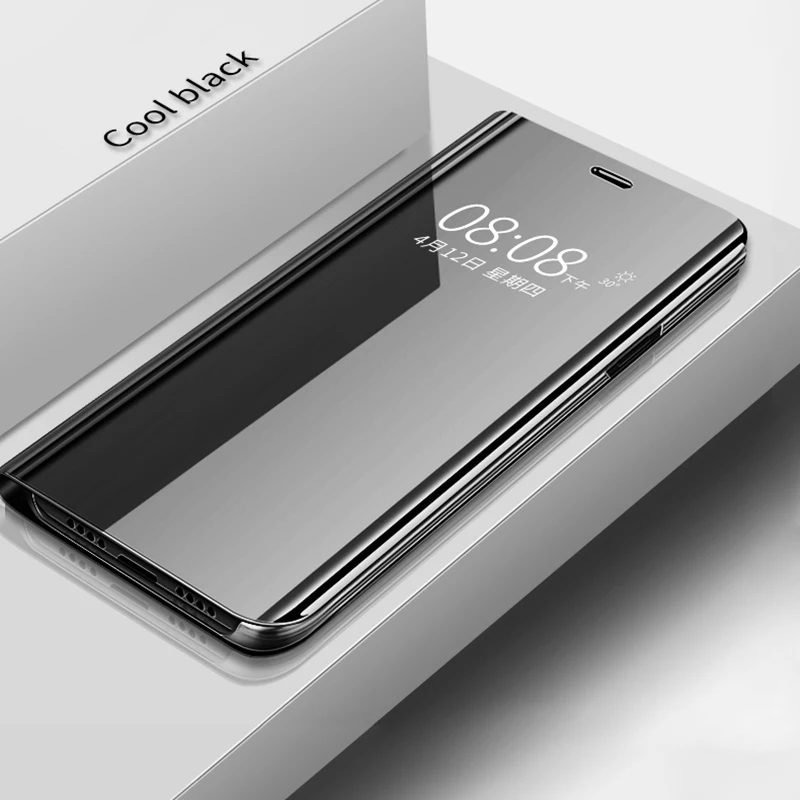 Зеркальный чехол для Samsung S7 Edge откидной кронштейн Защита роскошный покрытие Galaxy S6