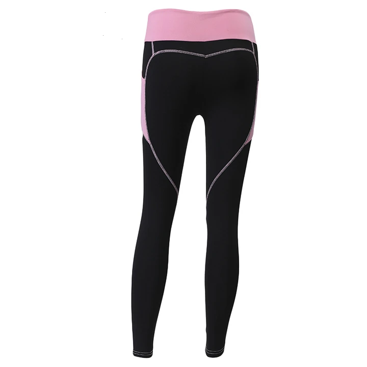 Pink CHRLEISURE, женские штаны для йоги, высокая талия, эластичные Леггинсы для йоги, спортивные штаны для тренировок, женские, для фитнеса, спорта, Леггинсы для йоги, колготки - Цвет: Pink