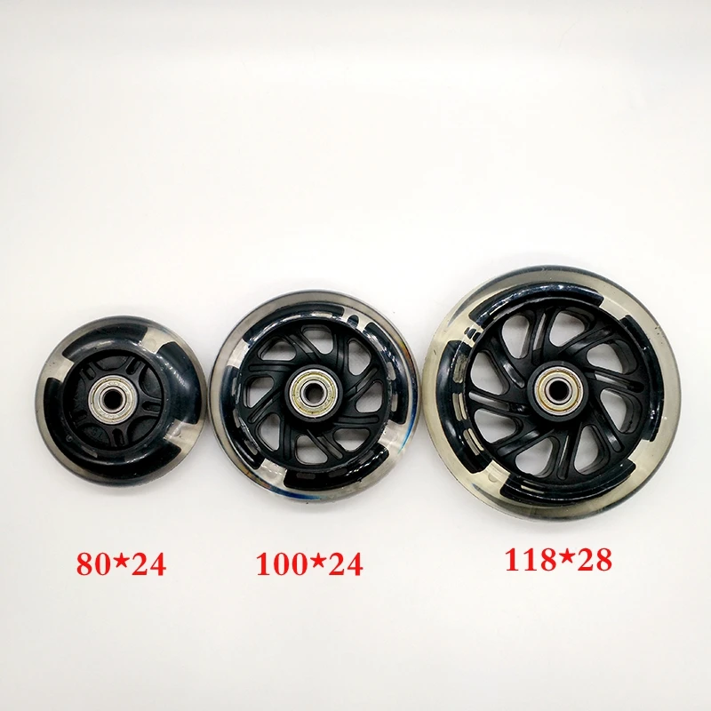 free shipping scooter wheel roller skates wheel flashing wheel 80*24 100*24 118*28
free shipping scooter wheel roller skates wheel flashing wheel 80*24 100*24 118*28