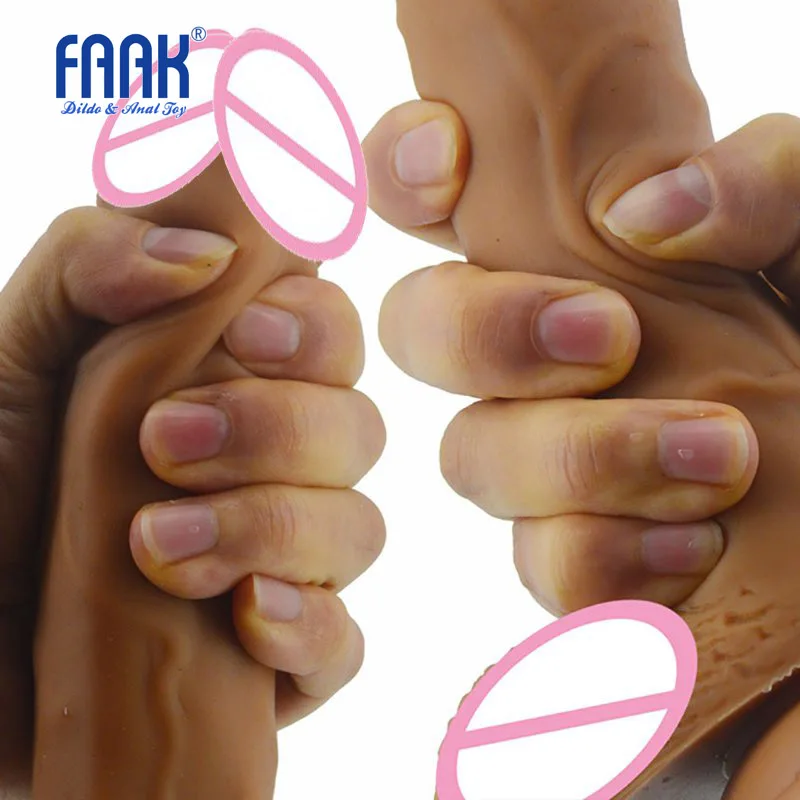 FAAK 21 5*4 3 см медицинский силиконовый фаллоимитатор гибкий Реалистичный