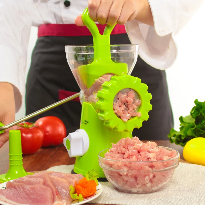 Многофункциональная домашняя ручная мясорубка для мясорубки мяса/овощей/специй